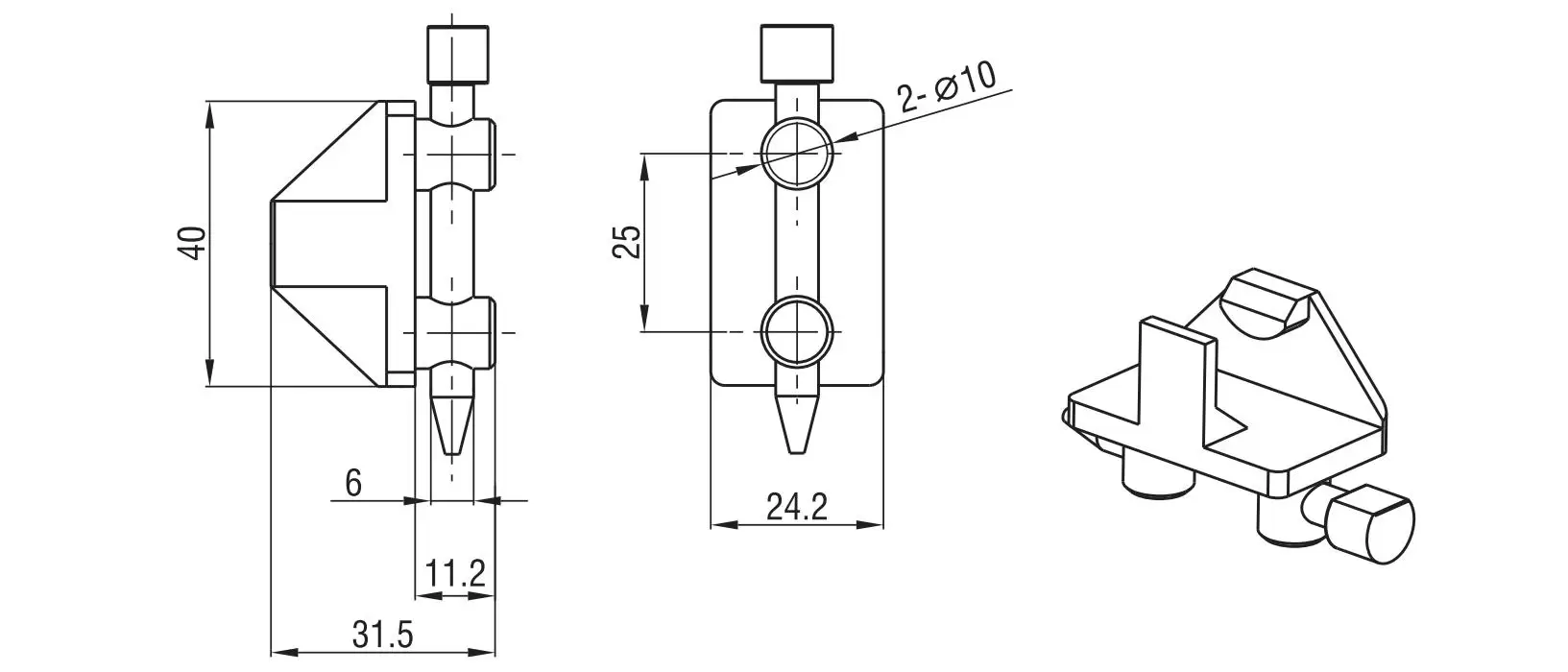 Rod accesories 9401-4025 Series