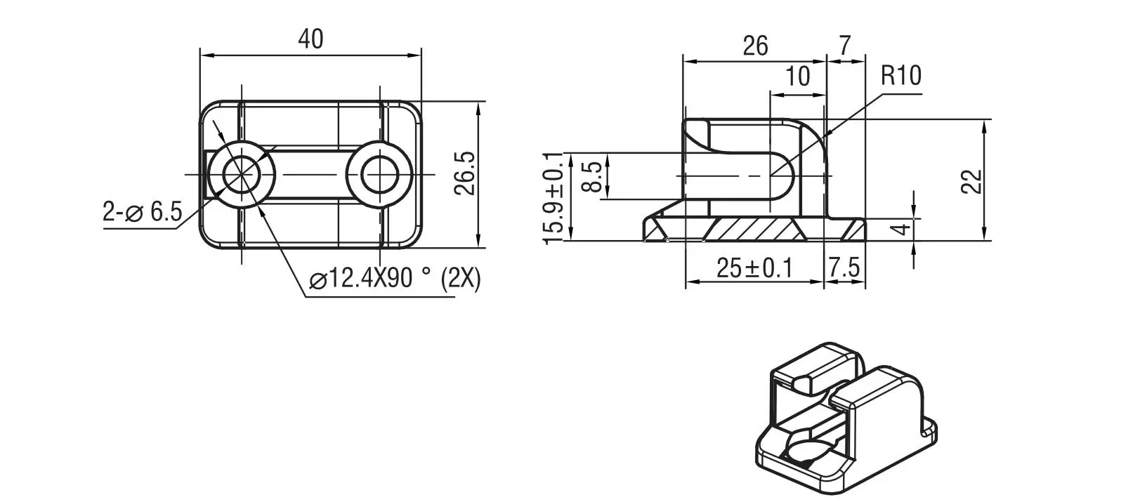 Rod accesories 9401-4026 series Rod catch