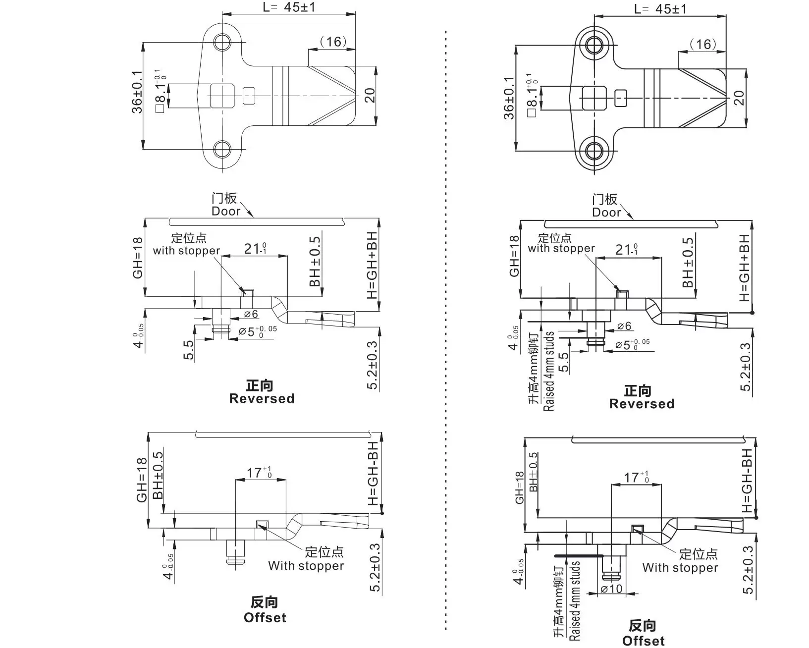 Three-Point Cam 9100-9504 Series
