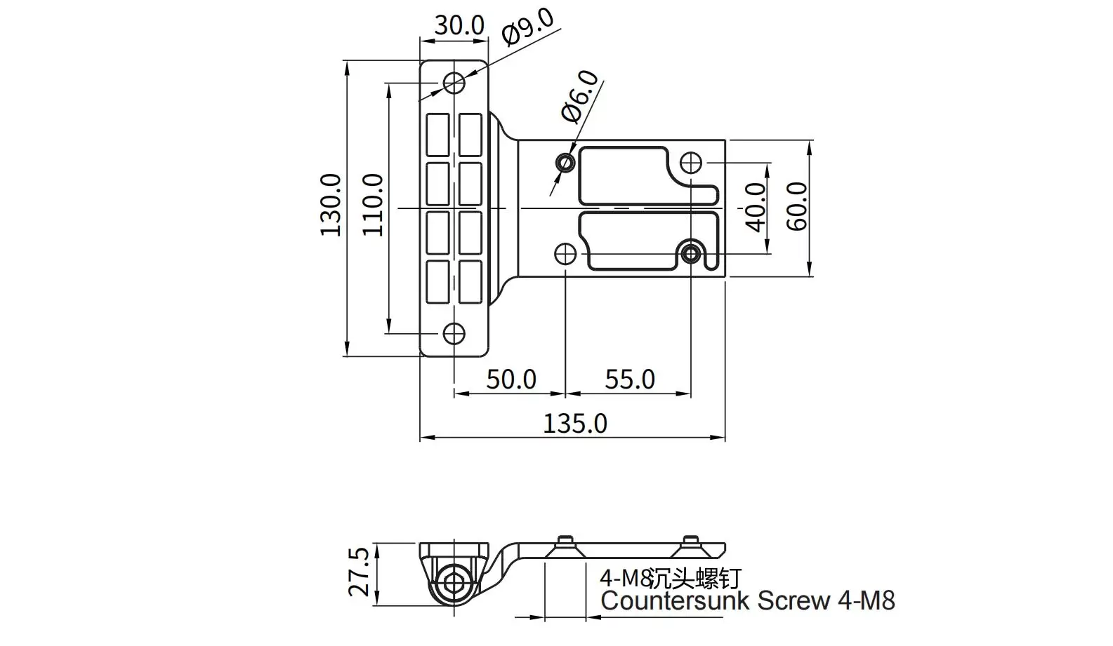 Screw-on Hinge 2122 Series