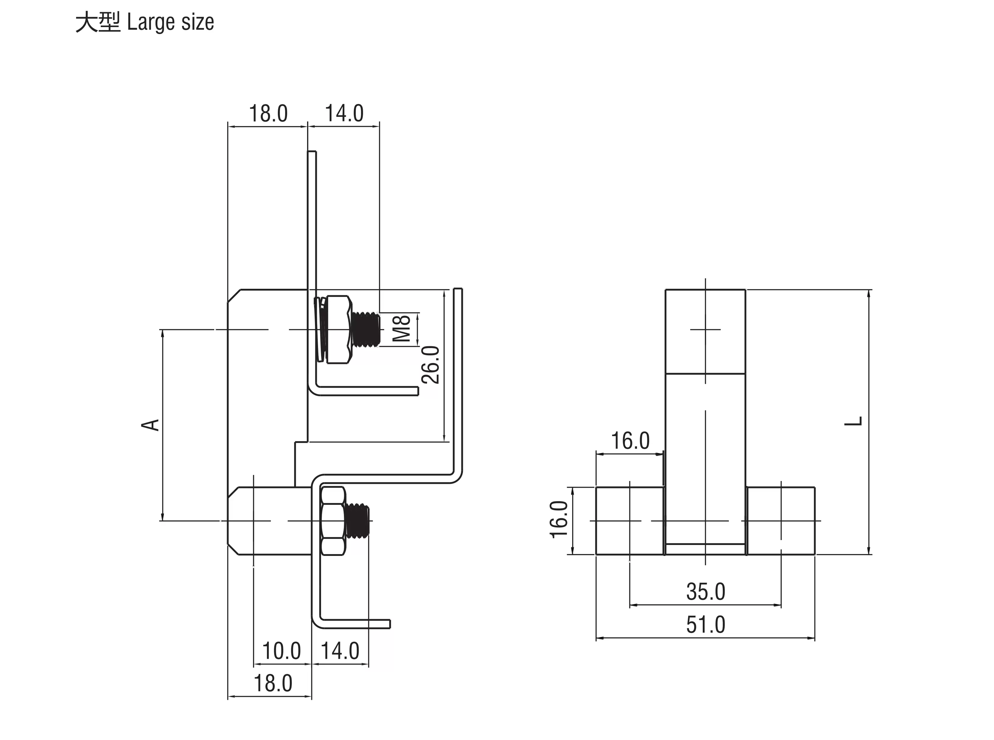 Lift-off Hinge 2207-LA Series