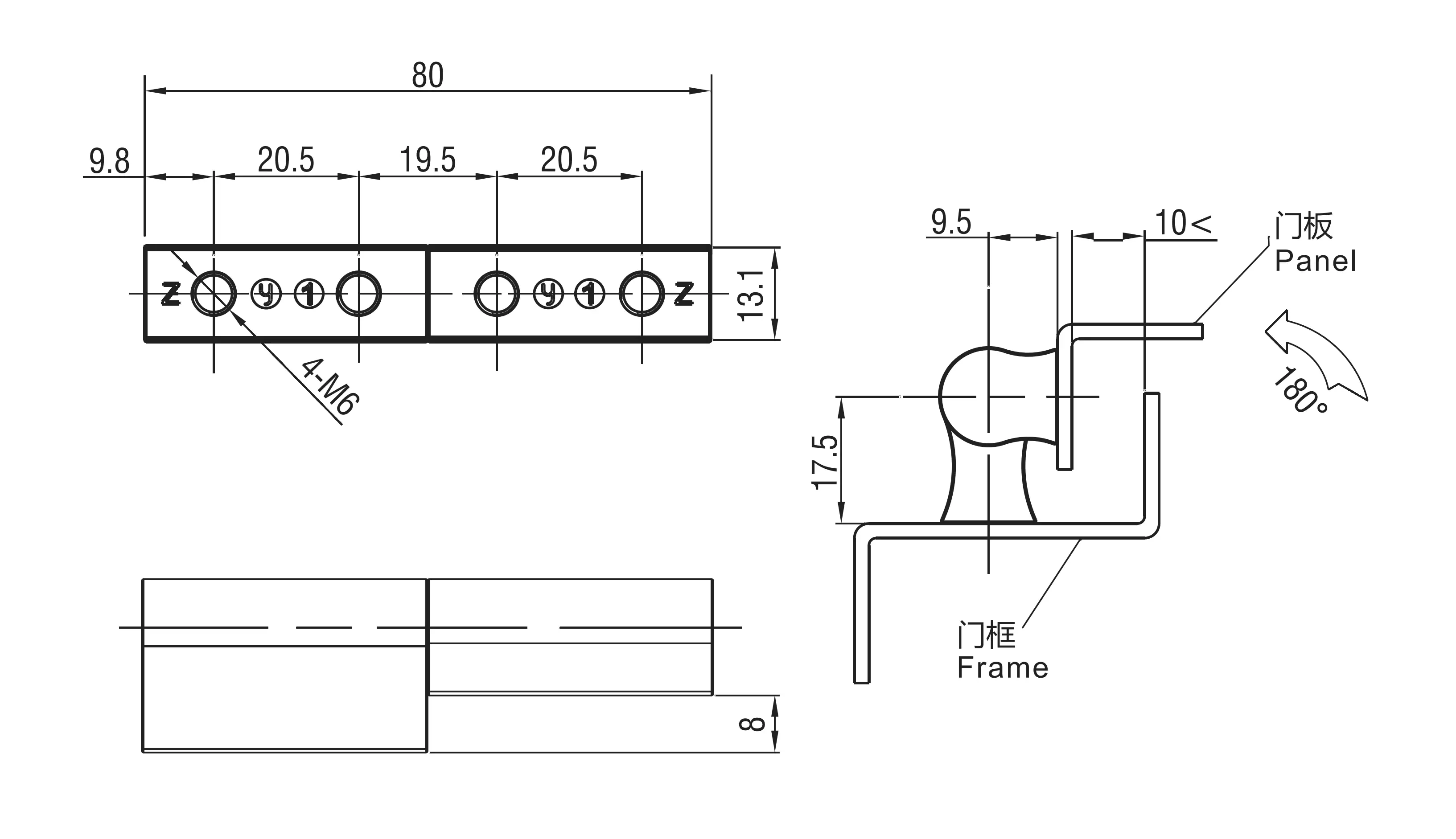 Lift-off Hinge 2215 Series