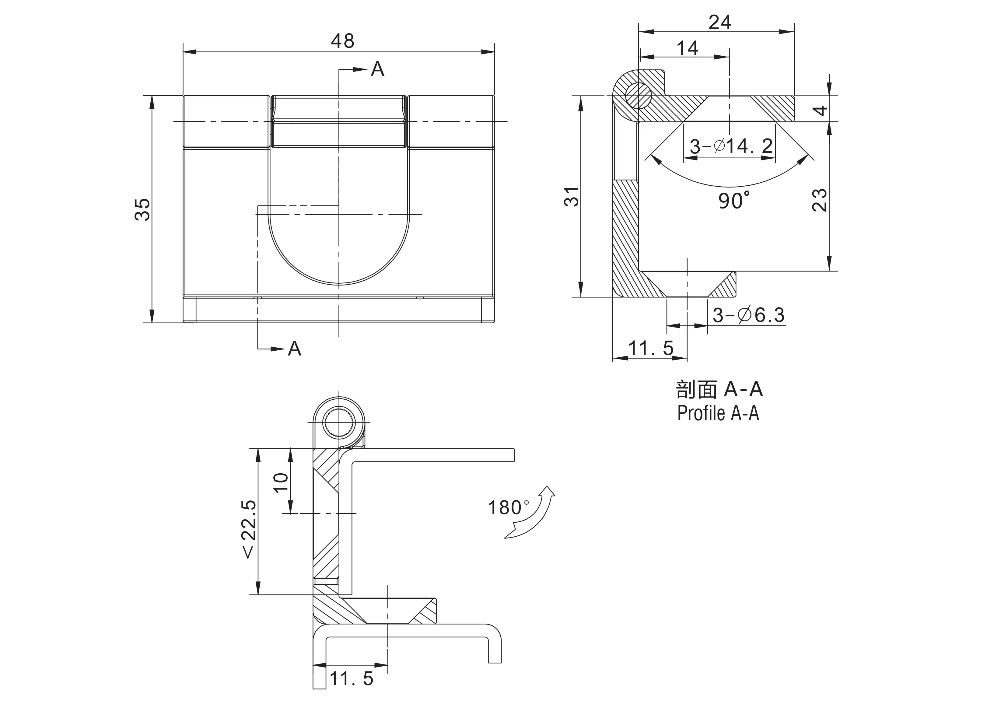 External Hinge 2311 Series