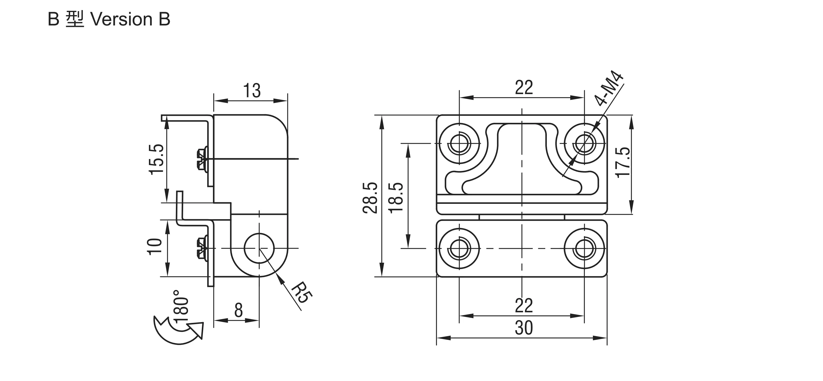 External Hinge 2315-B Series