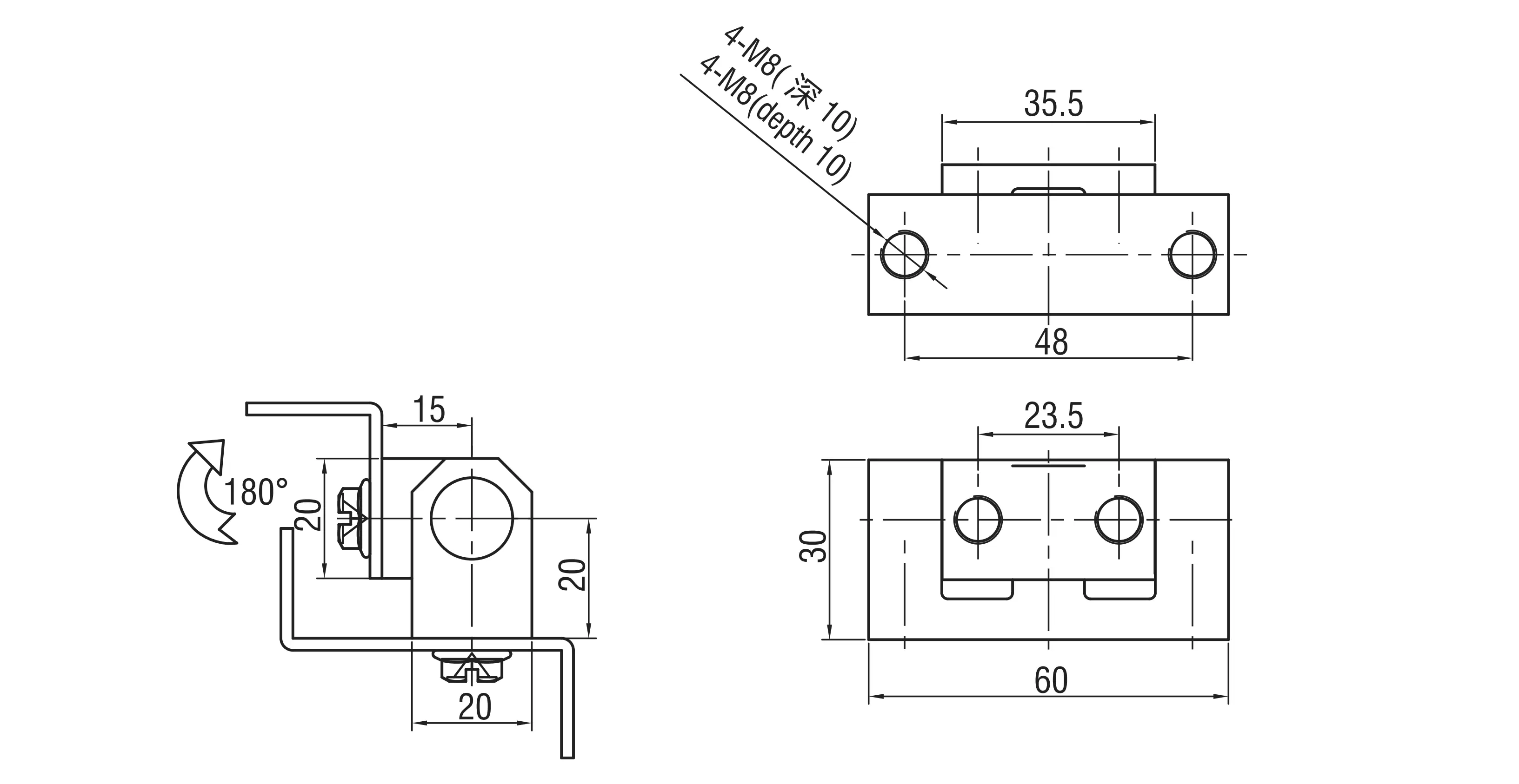 External Hinge 2317 Series