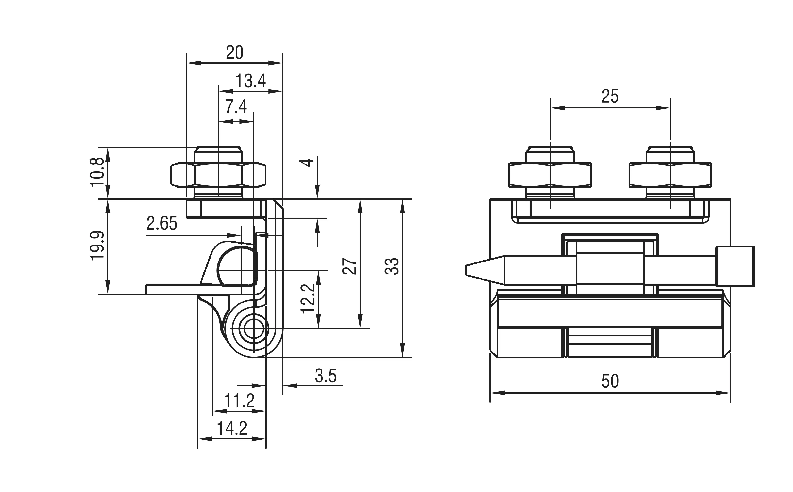 External Hinge 2330 Series