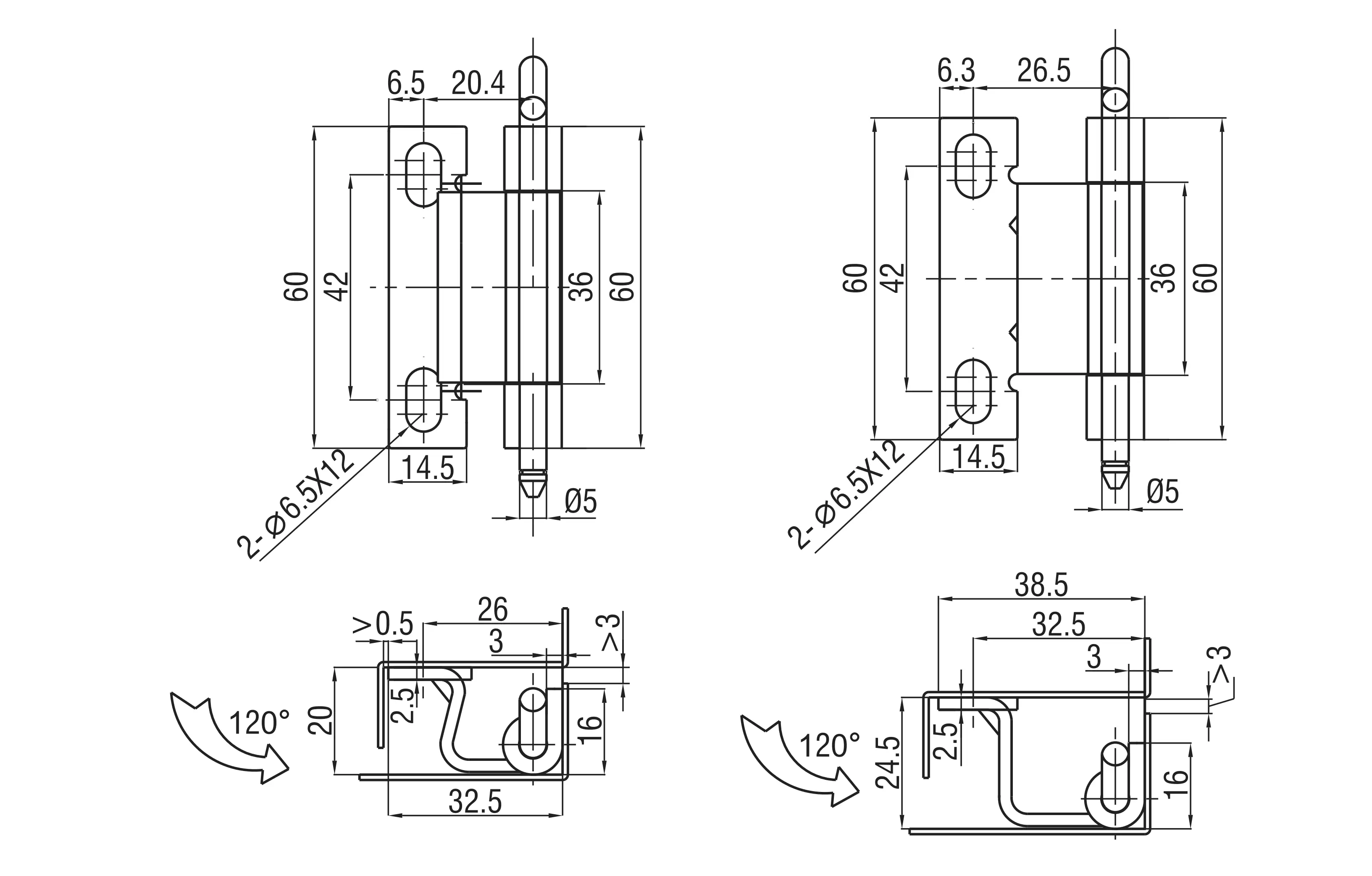 Concealed Hinge 2407-02X Series