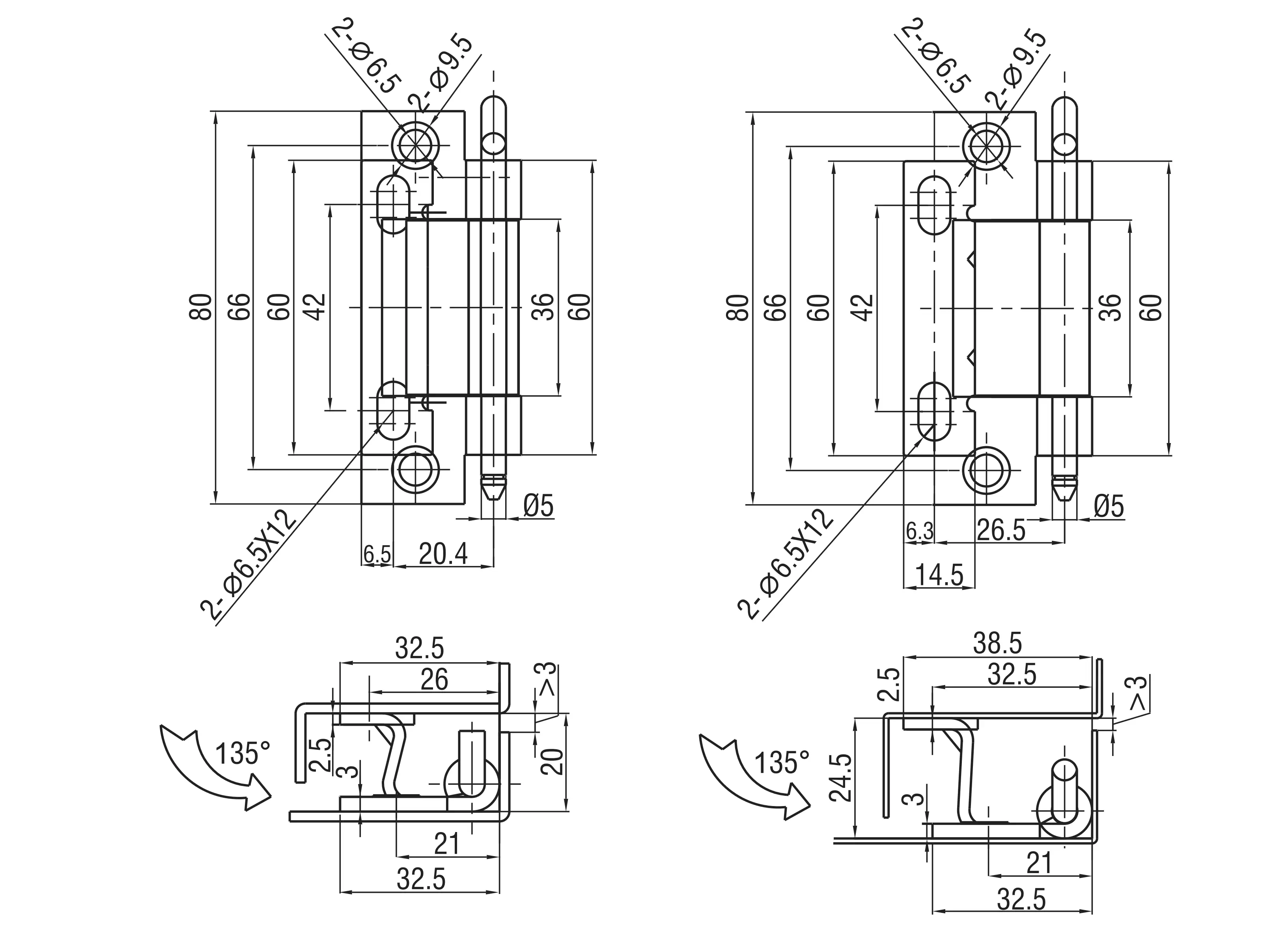 Concealed Hinge 2407-03X Series