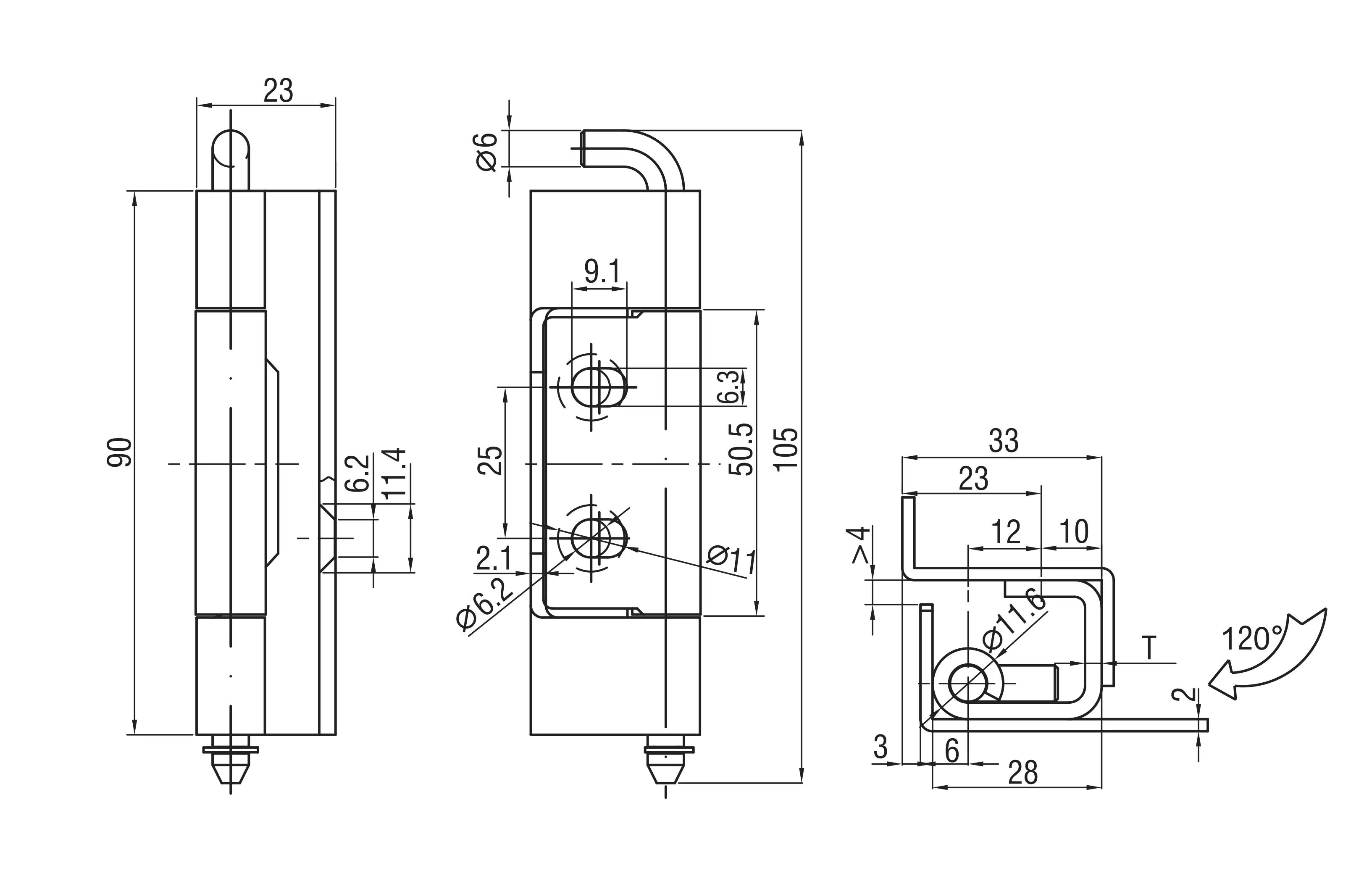 Concealed Hinge 2408-01 Series