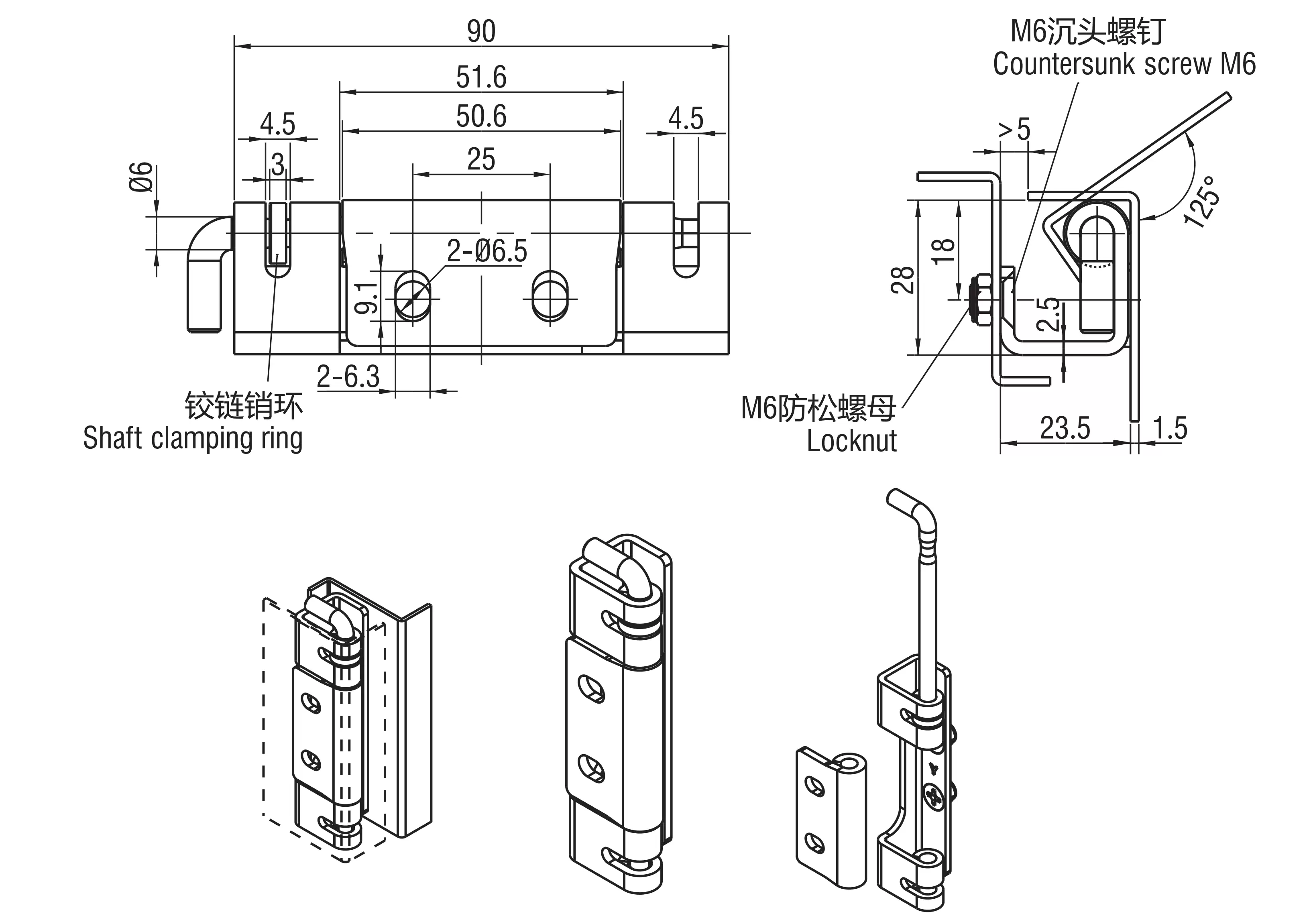 Concealed Hinge 2408-03 Series