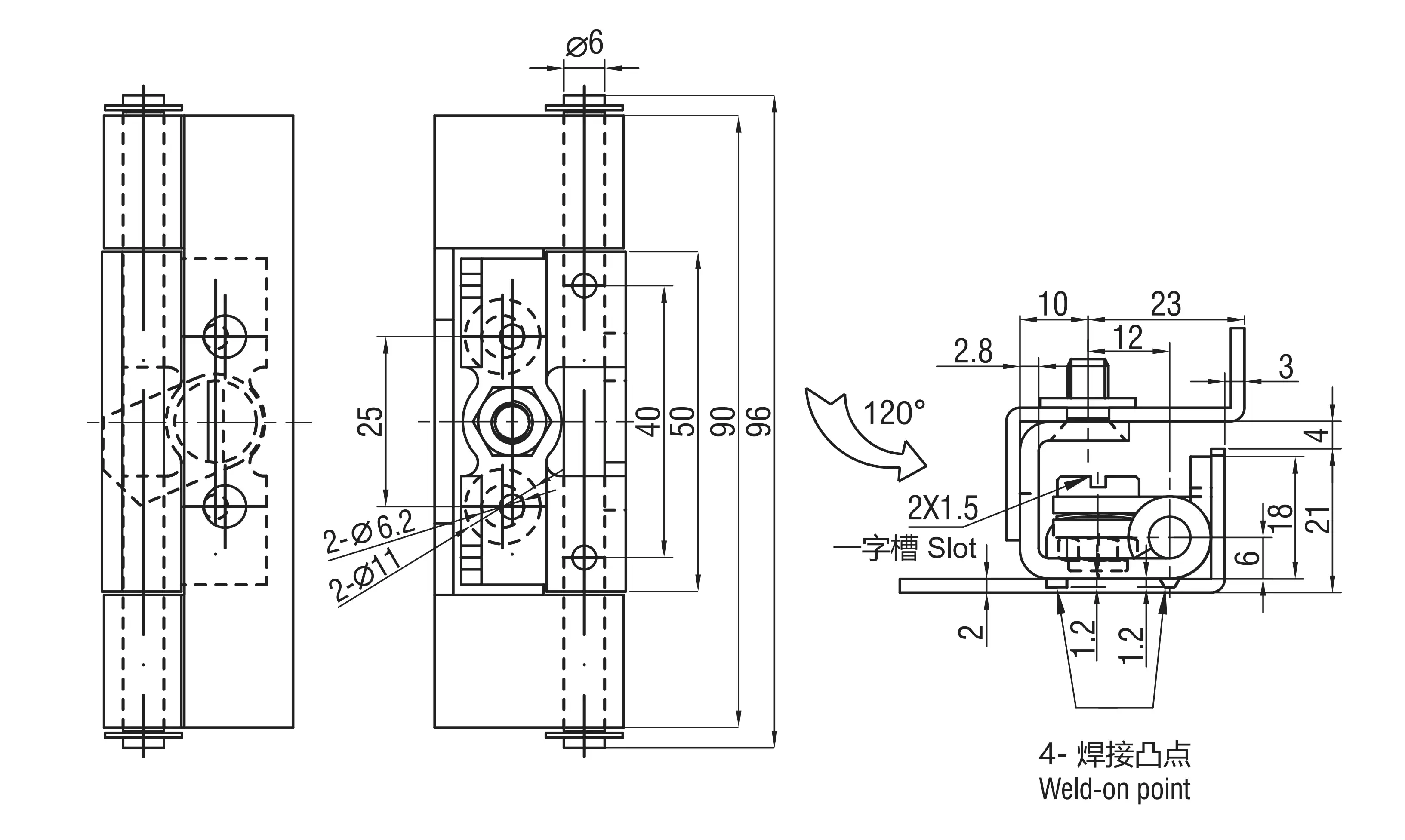 Concealed Hinge 2409 Series