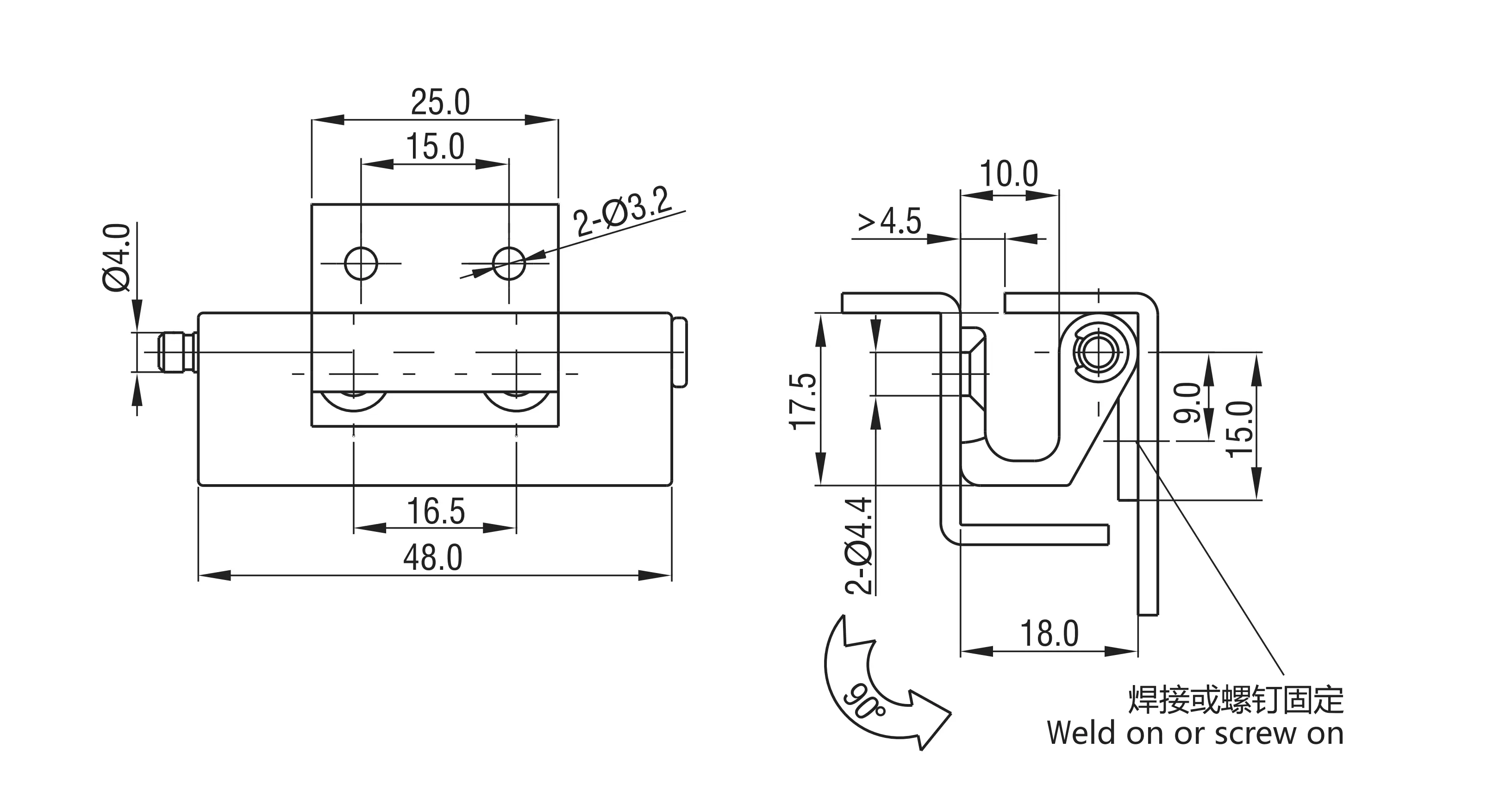 Concealed Hinge 2411 Series