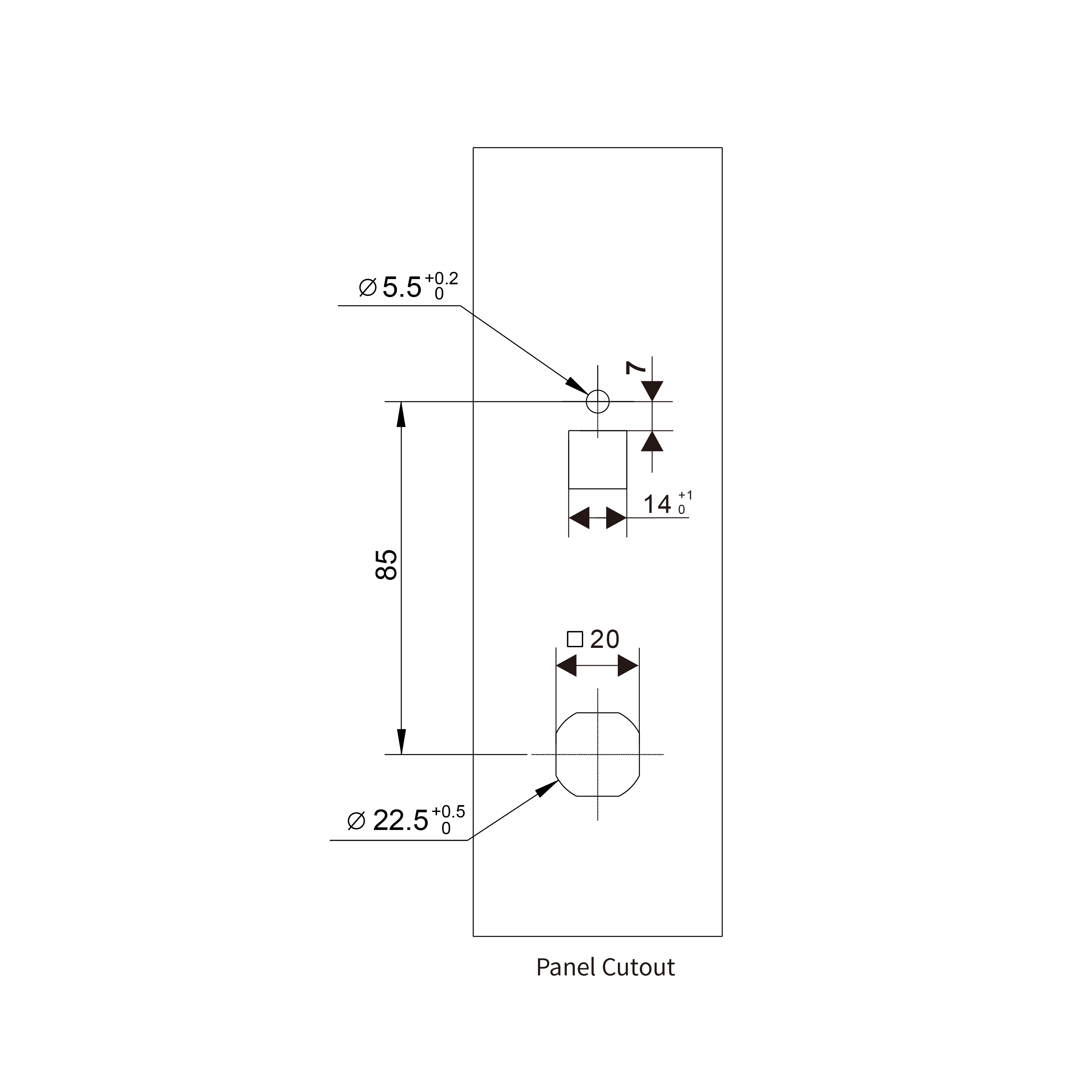  1517 Series Electronic Swinghandle