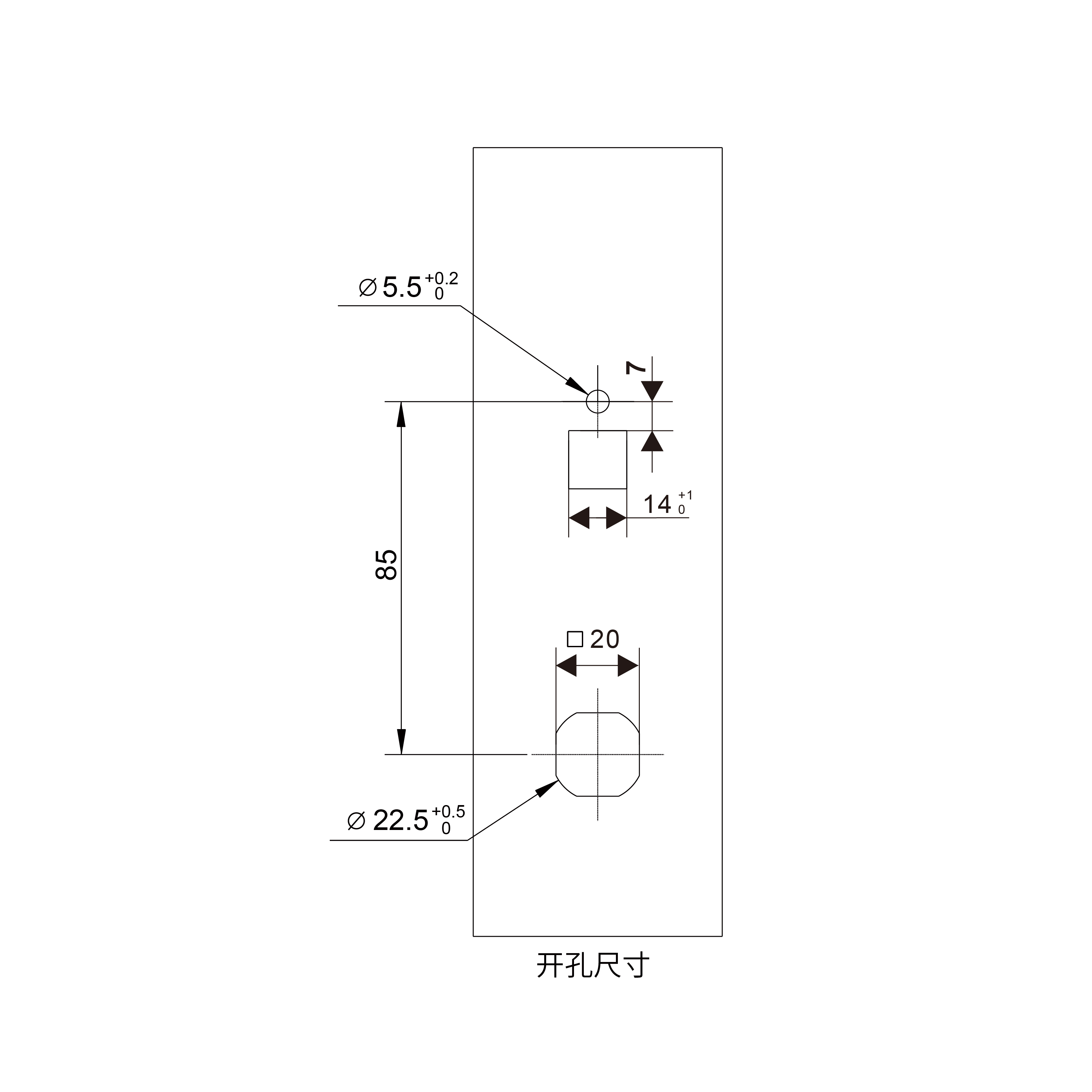  1517 Series Electronic Swinghandle