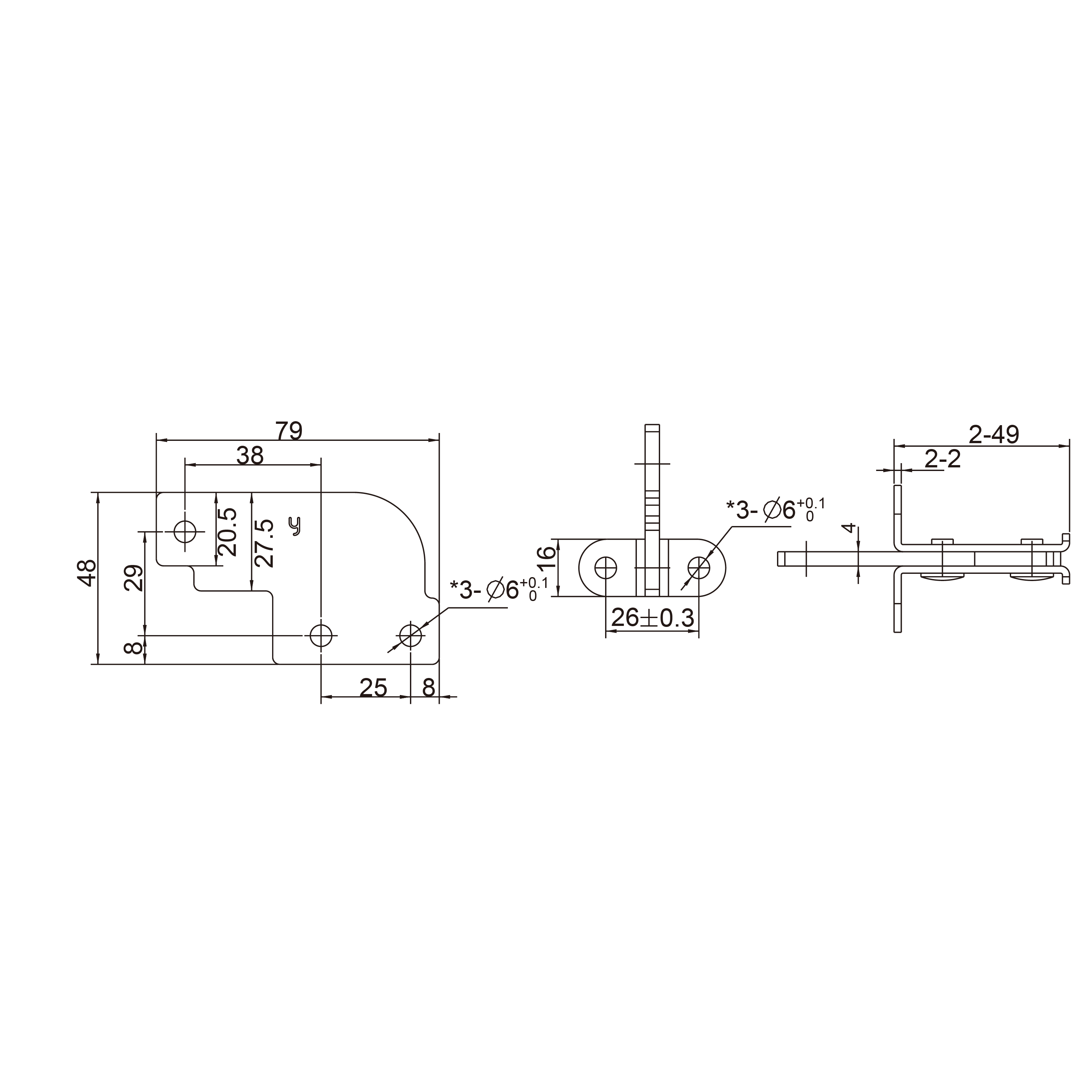 Concealed Hinge 2430 Series