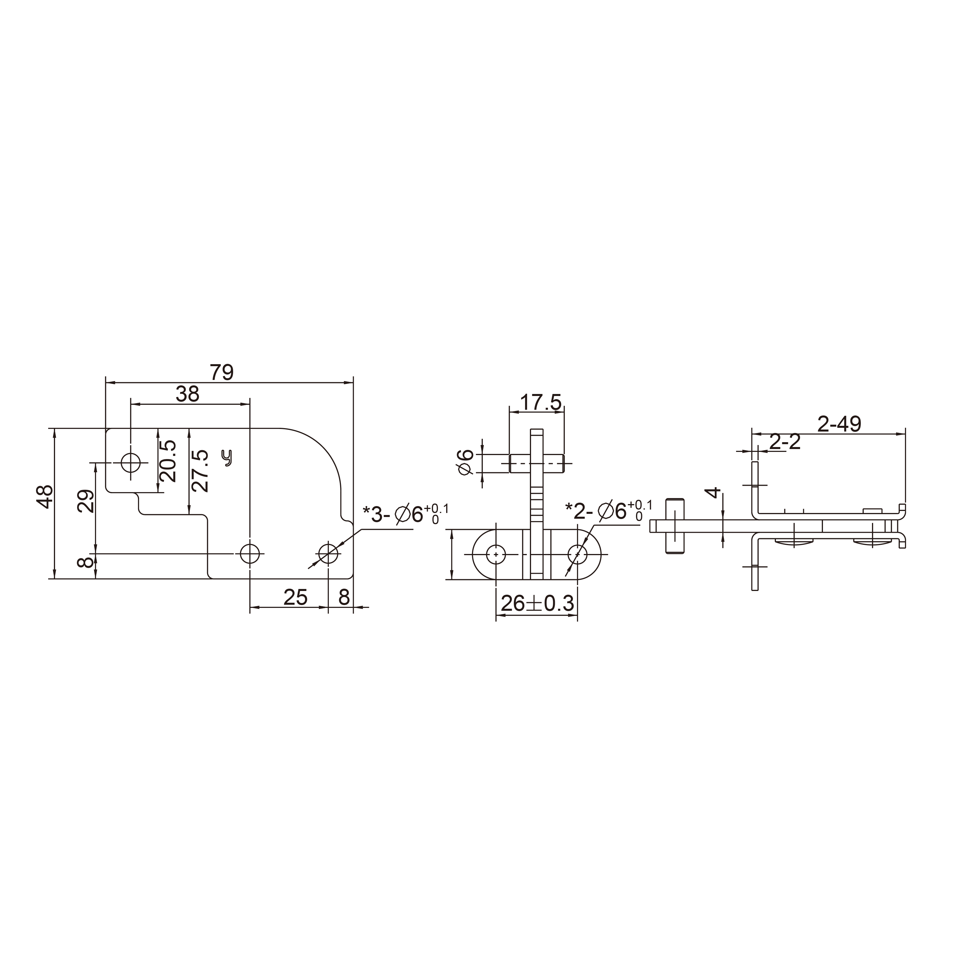 Concealed Hinge 2430 Series