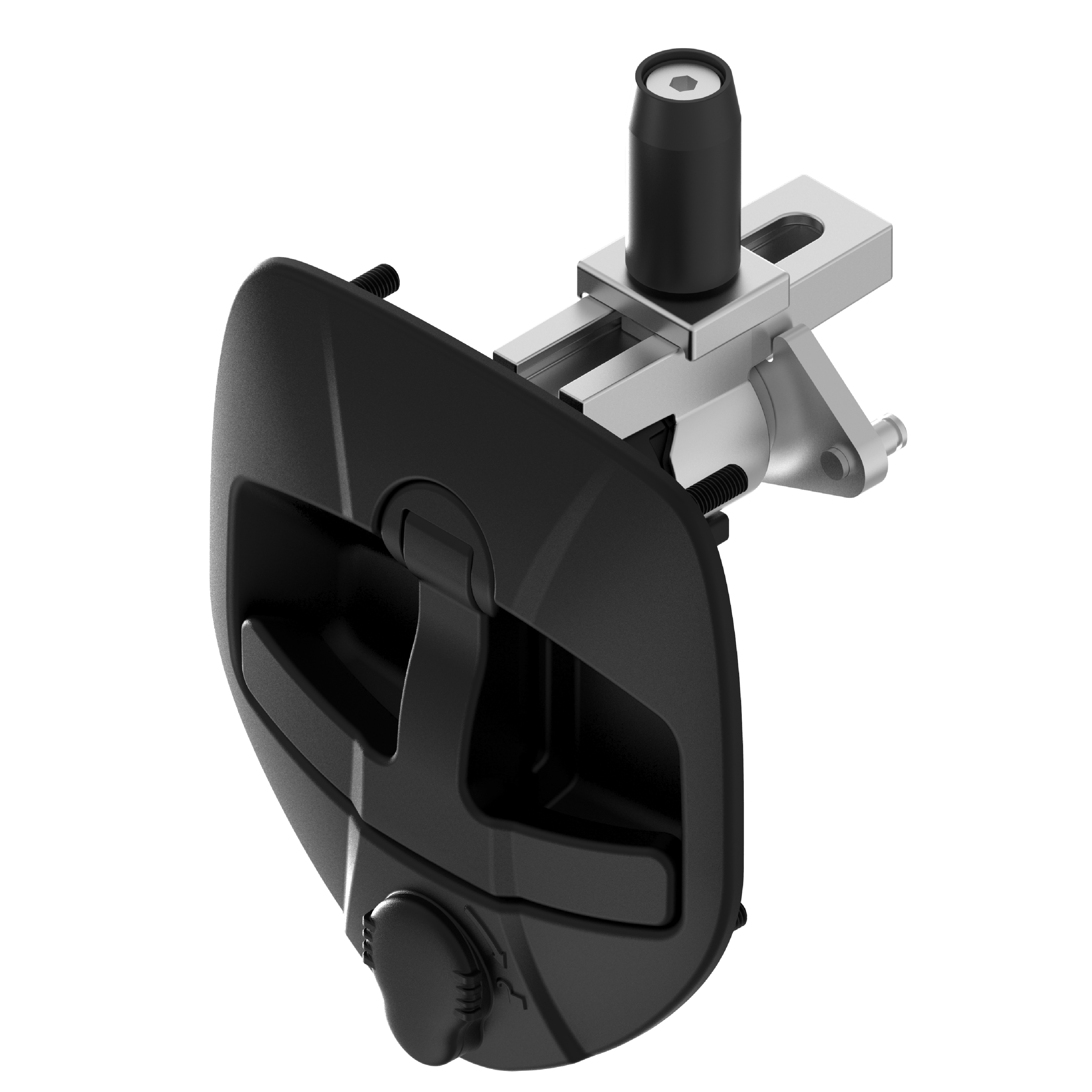 Paddle Latch 1710-B Series No padlock, Single-point key insertion/extraction, Spring-loaded handle