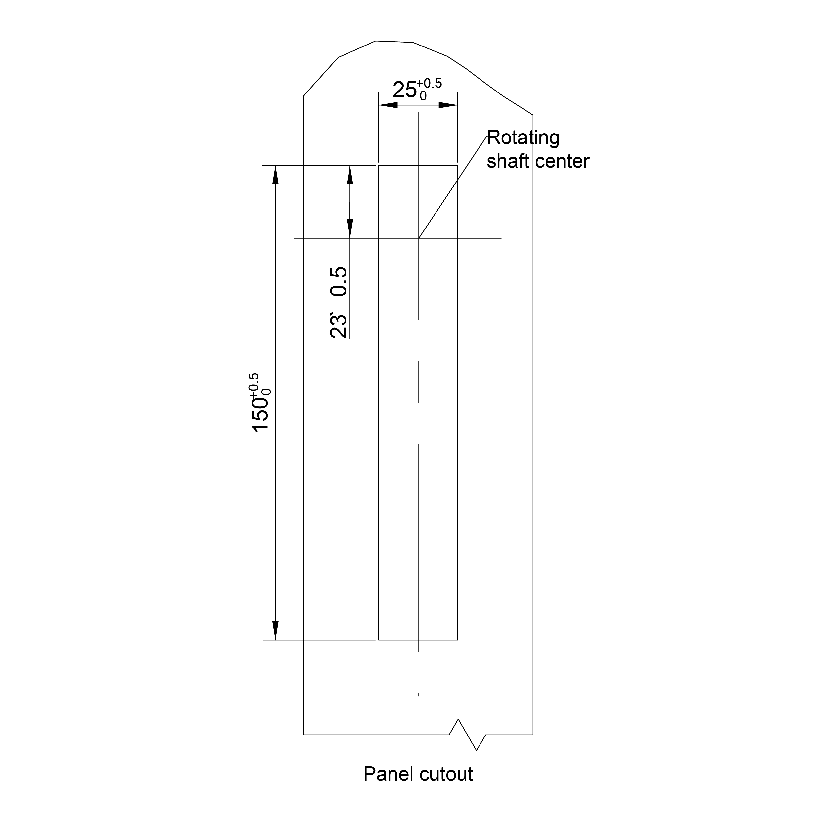 1527 Series Electronic Swinghandle